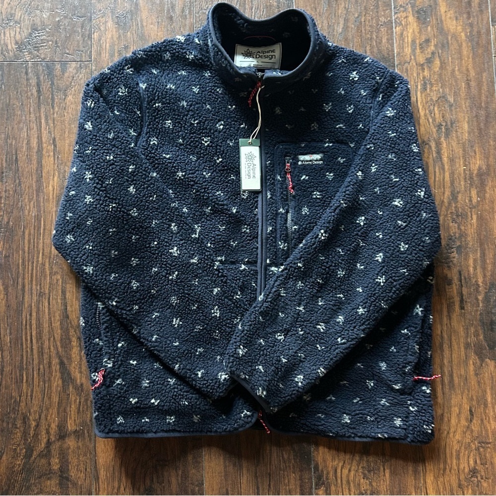 Alpine Design, Men Sherpa Style Sweater